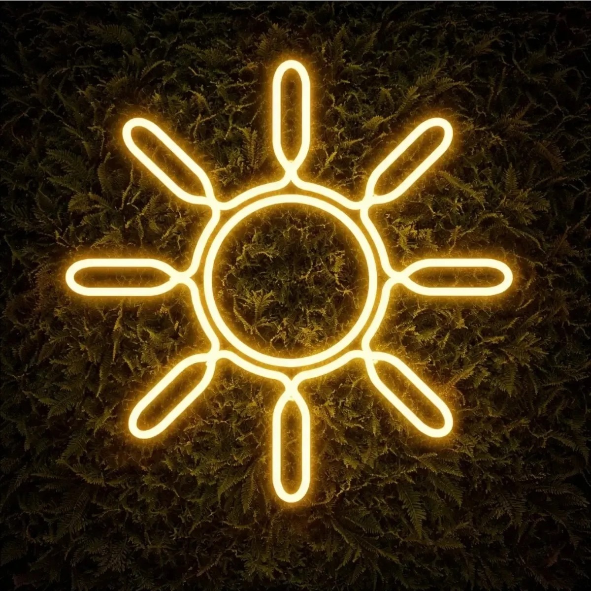 Led Raio de Sol Branco Quente 40X40Cm - FOCUSEVENTOSJATAI