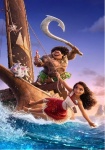 Moana O Filme 2 Alto Mar Painel Retangular 220X150Cm Fundo Roxo Liso 02 - imagem 1