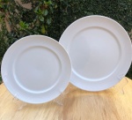 Prato Sobremesa Laguna Branco Porcelana Germer 21Cm - imagem 2