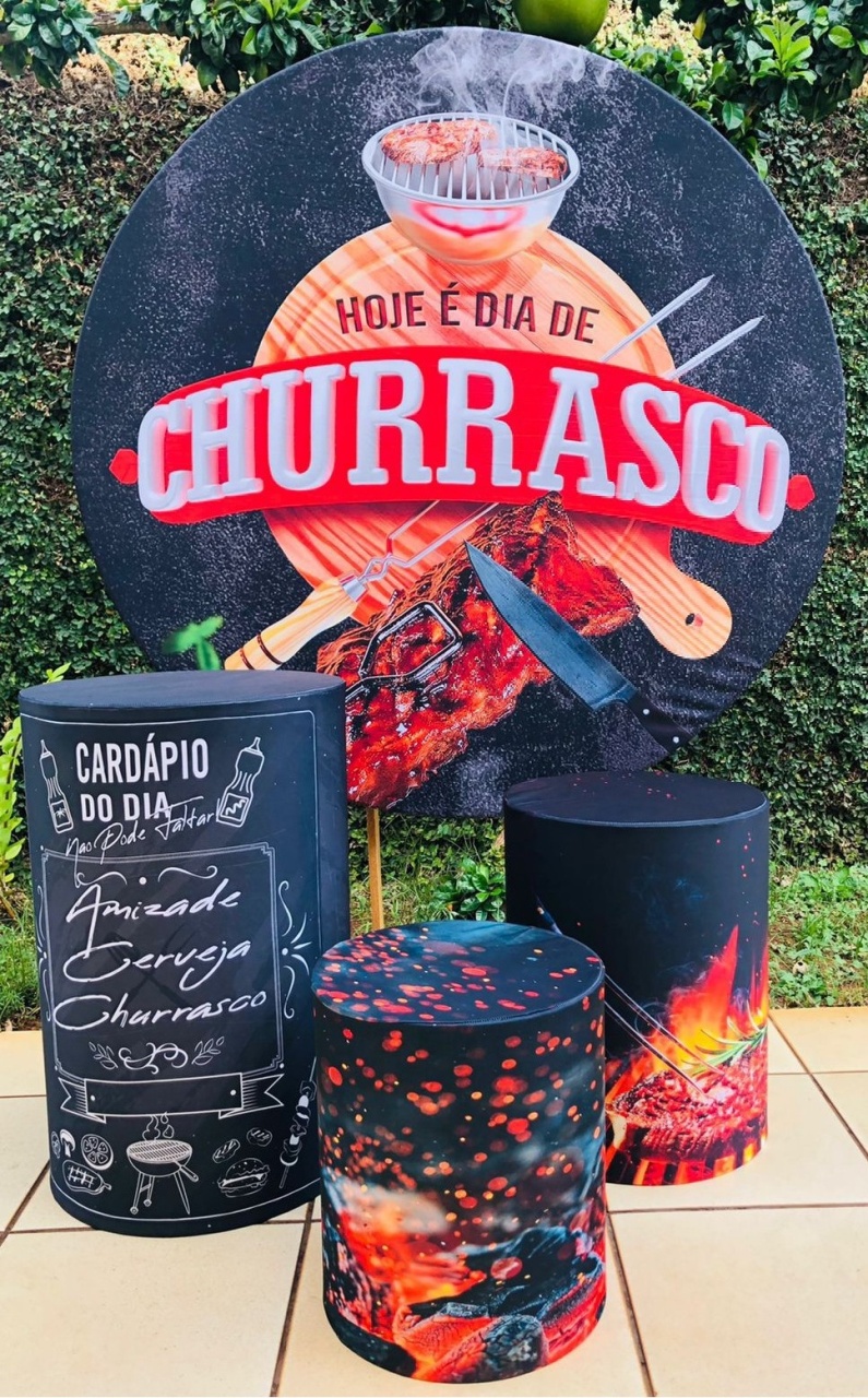 Churrasco Brasas 150Cm Cilindro Redondo Pmg - FOCUSEVENTOSJATAI