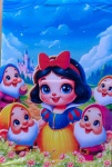 Branca de Neve 3D Cilindro Redondo Pmg - imagem 3