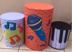 Musical Garoto Infantil Cilindro Red Pmg - imagem 1