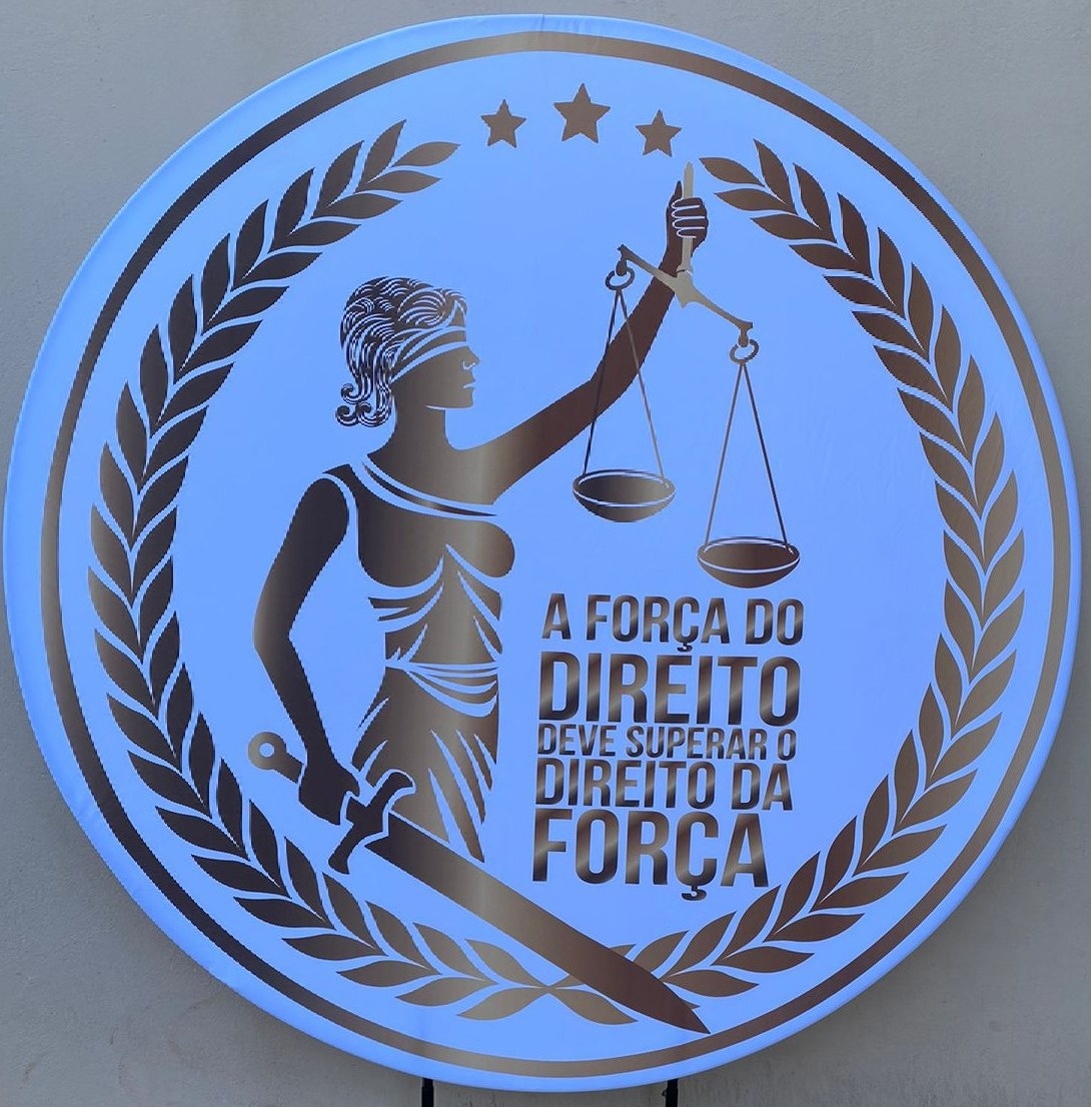Profissão Direito Deusa da Justiça Painel Redondo 150Cm - FOCUSEVENTOSJATAI
