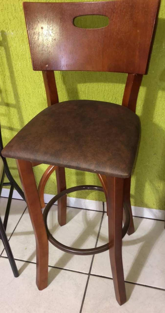 Banqueta Bistro Madeira Mel Estofado Marron 105X35X36 130Kg - FOCUSEVENTOSJATAI