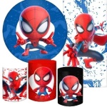 Home Aranha Baby 3D Painel Redondo 150Cm - imagem 2