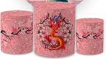 Mulan Baby Floral Rosa Cilindro Redondo Pmg - imagem 1