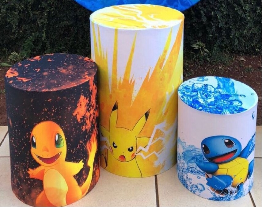 Pokemon Pikachu Cilindro Redondo 150Cm - FOCUSEVENTOSJATAI