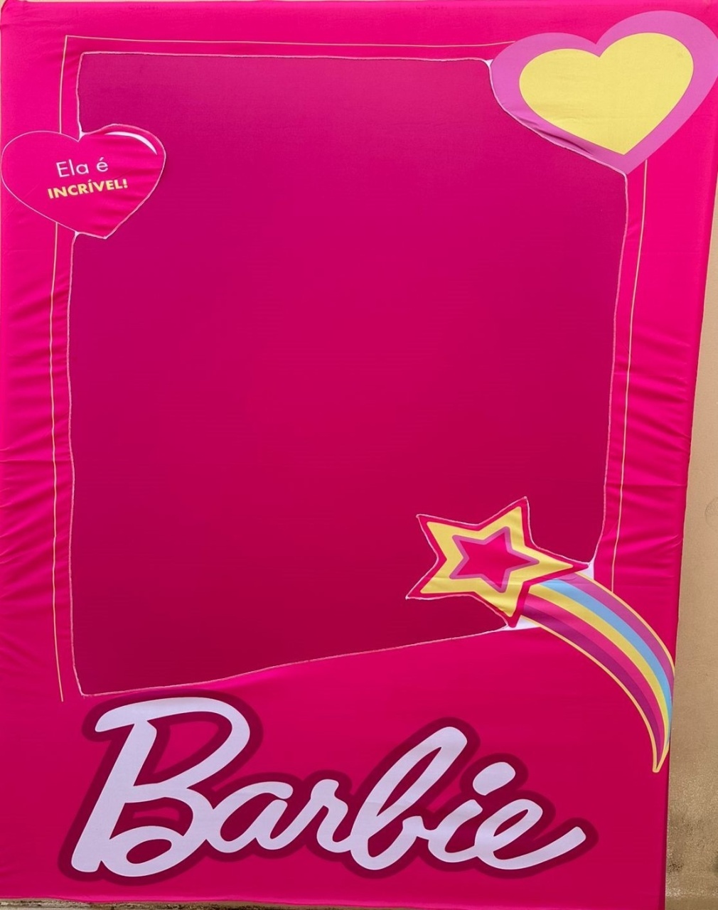 Barbie Estrela de Calda Painel Retangular 220X150Cm - FOCUSEVENTOSJATAI