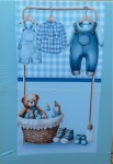 Chá Bebê Oh Baby Azul Cilindro Redondo Pmg - imagem 3