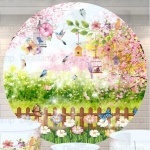 Jardim Mini Gaiolas Painel Redondo 150Cm - imagem 2