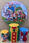 Patati Patata Palhaço Painel Redondo 150Cm - imagem 2