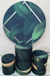 Folhagem Bananeira Verde Dourado Painel Retangular 220X150Cm - imagem 3