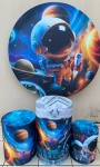Astronauta Galaxia 3D Cilindro Redondo Pmg - imagem 2