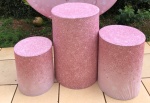 15 Anos Glitter Rosa Claro Cilindro Redondo Pmg - imagem 1
