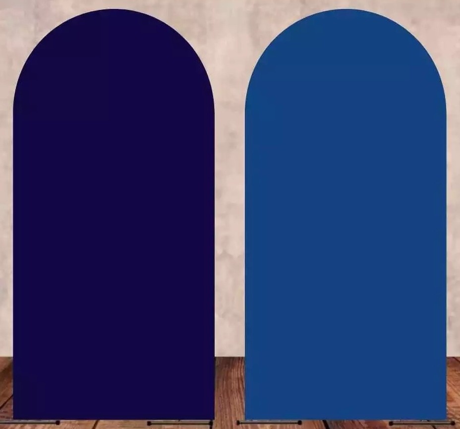 Azul Marinho Painel Romano 200X100Cm - Fundo Azul Petroleo - FOCUSEVENTOSJATAI