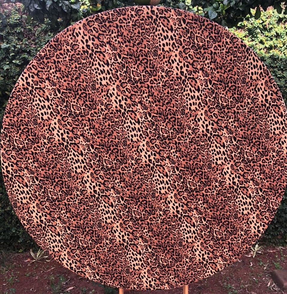 Animal Print Onça Pintada Painel Redondo 150Cms - FOCUSEVENTOSJATAI