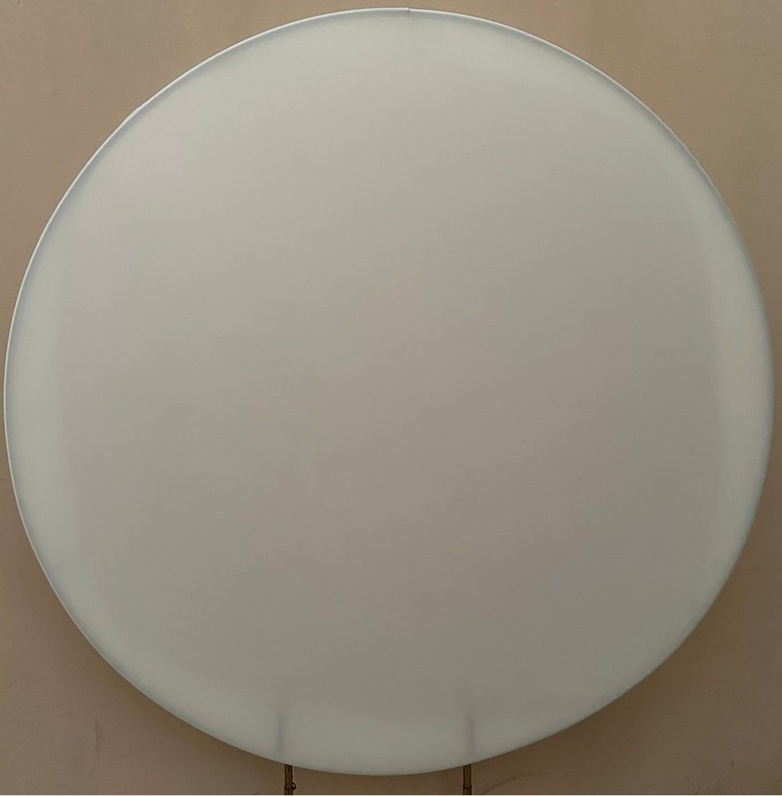 Marfim Liso Painel Redondo 150Cm - FOCUSEVENTOSJATAI