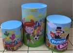 Mundo Bita Turma Completa Cilindro Redondo Pmg - imagem 1