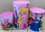 Aurora A Bela Adormecida Princesa Cilindro Redondo Pmg - imagem 1