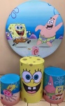 Bob Esponja Fundo Do Mar Cilindro Redondo Pmg - imagem 2