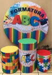 Formatura Infantil Abc Cilidro Redondo Pmg - imagem 2