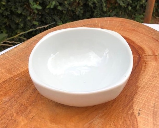 Tigela Caldo Oval Porcelana Branca 12X5Cm - FOCUSEVENTOSJATAI