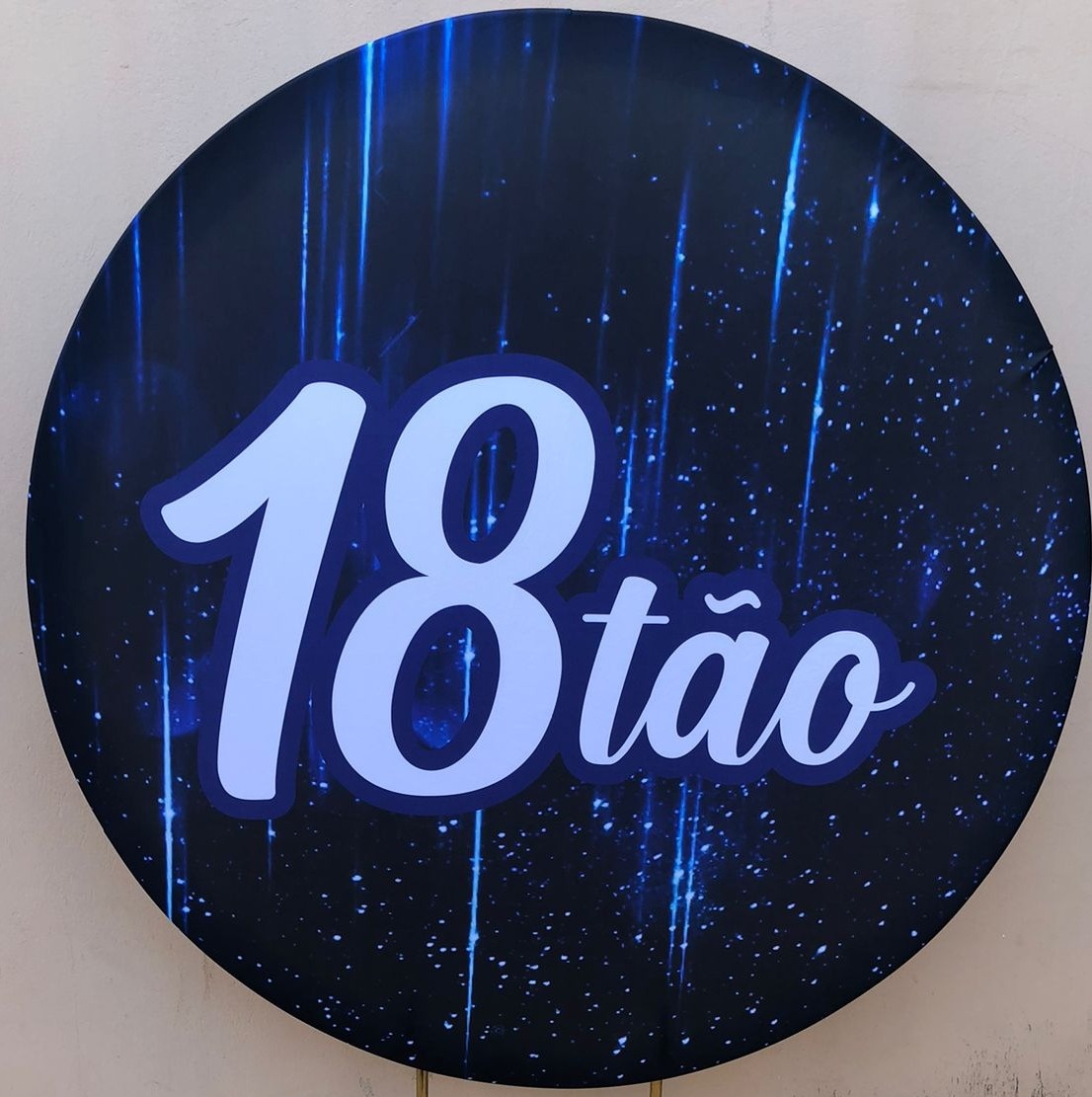 18Tao O Tão Famoso 18Tão - Painel Redondo 150Cms - FOCUSEVENTOSJATAI