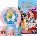 Alice Espelho Azul - Painel Redondo 150Cms - imagem 3