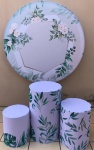 Folhagem Folhas de Oliveiras Cilindro Redondo Pmg - imagem 2