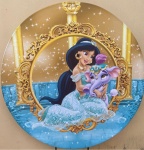 Jasmine Princesa Alladin Painel Redondo 150Cm - imagem 1