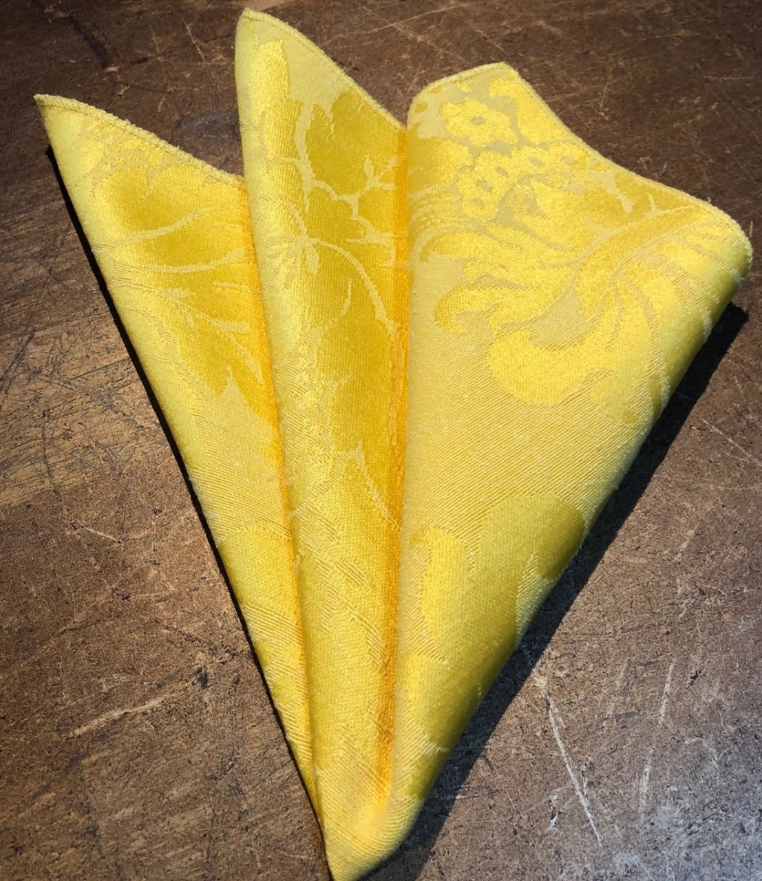 Guardanapo Amarelo Jacquard - FOCUSEVENTOSJATAI