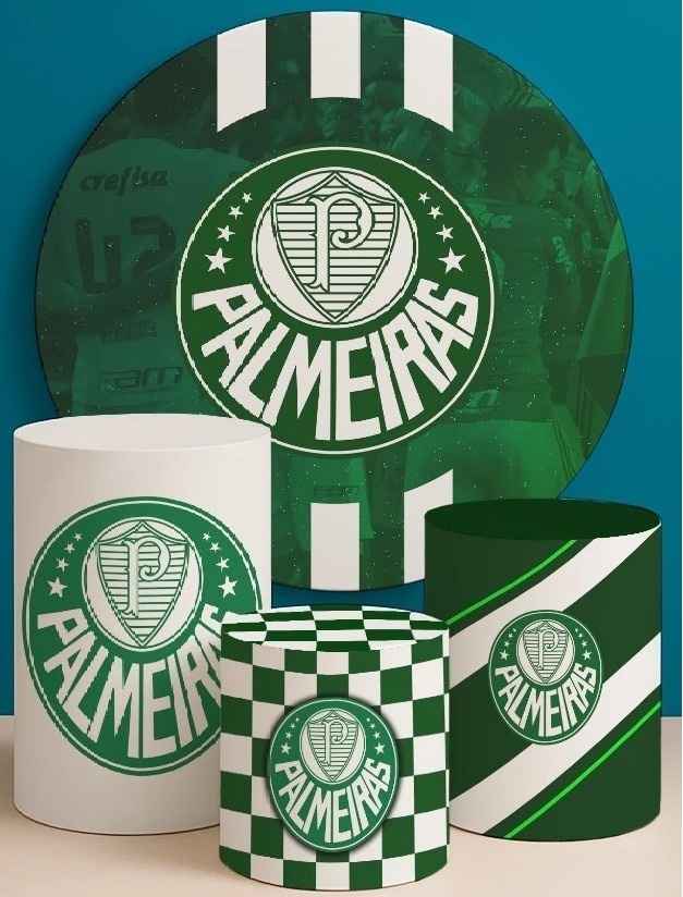 Futebol Palmeiras Crefisa Painel Redondo 150Cm - FOCUSEVENTOSJATAI
