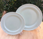 Prato Raso Verde Claro Porcelana Germer 26Cm - imagem 2