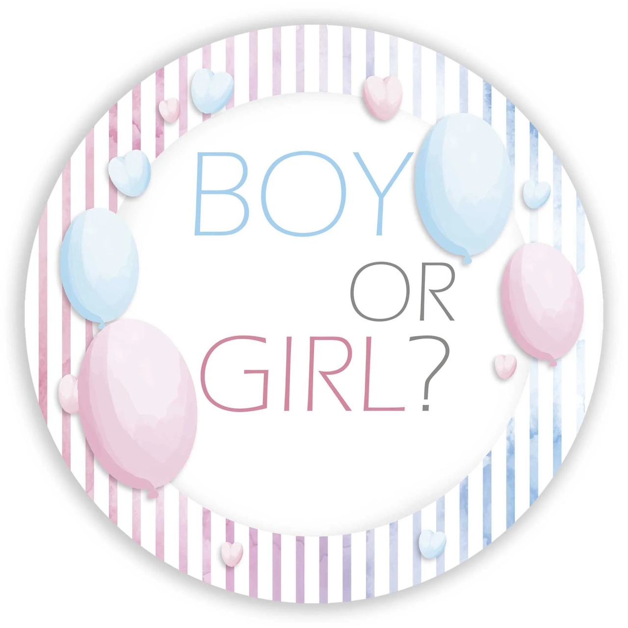Chá Rvelação Boy Or Girl Balões Painel Redondo 150Cm - FOCUSEVENTOSJATAI