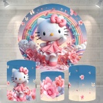 Hello Kit 3D Arco Iris Florido Cilindro Redondo Pmg - imagem 2