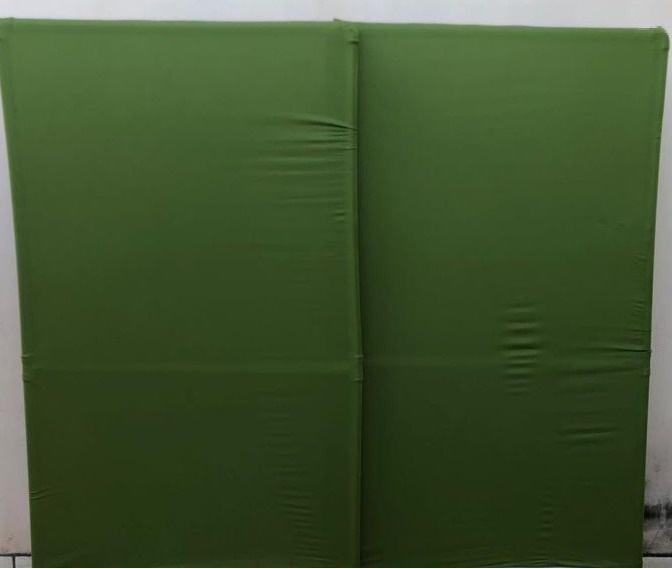 Verde Oliva Liso 01 Painel Retangular 180X100Cm - FOCUSEVENTOSJATAI