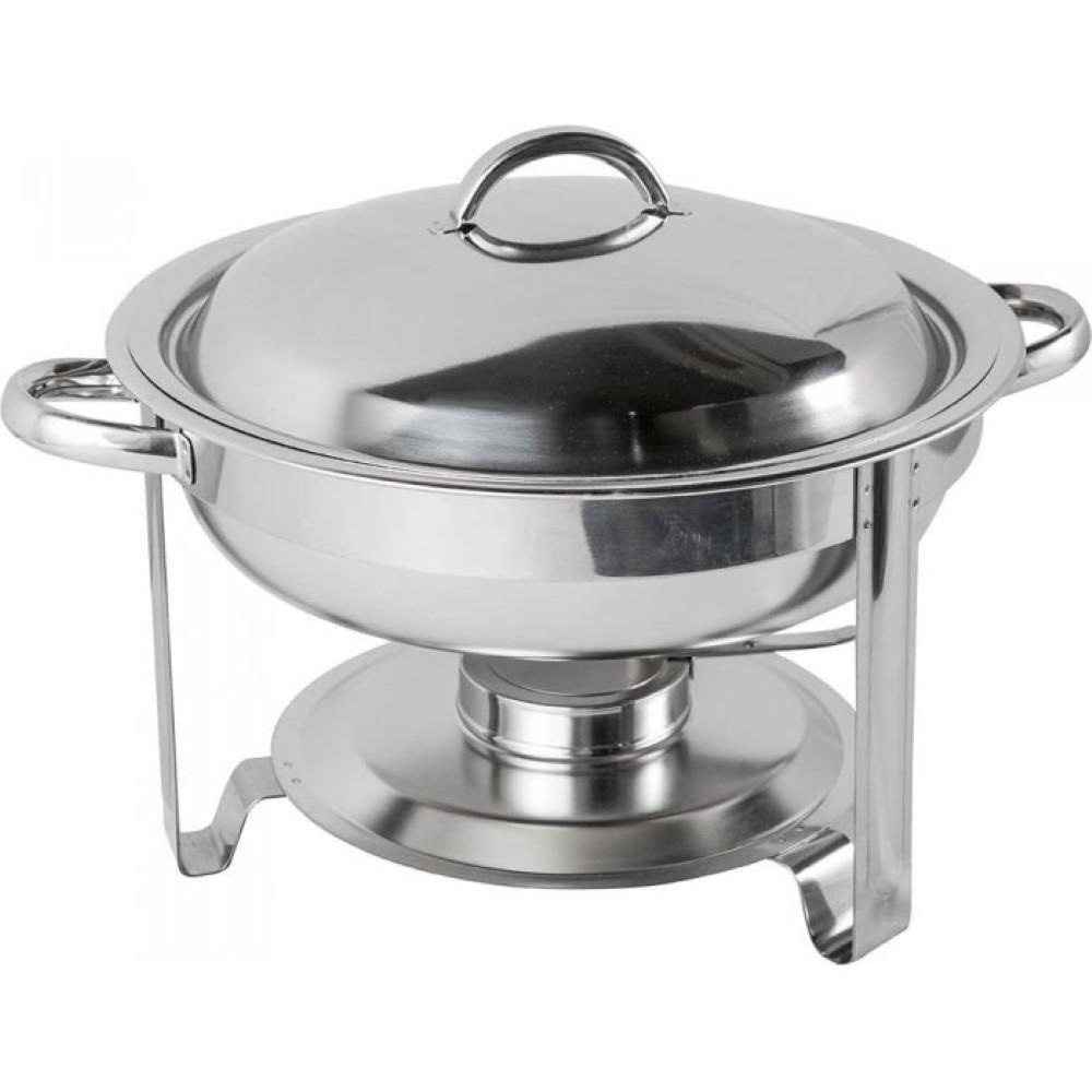 Rechaud Inox Redondo Brasil 5L - FOCUSEVENTOSJATAI