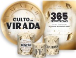 Ano Novo Culto da Virada Painel Redondo 150Cm - imagem 3