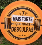 Academia Mas Forte - Painel Redondo 150Cms - imagem 1