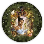 Princesa E O Sapo O Filme Painel Redondo 150Cm - imagem 1