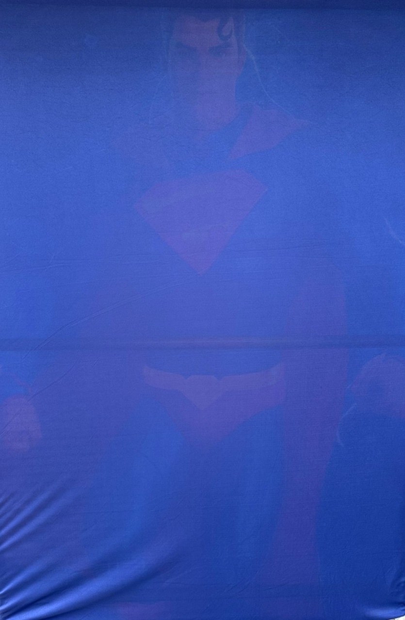 Azul Marinho 01 Painel Retangular 220X150Cm - Fundo Super Man 3D - FOCUSEVENTOSJATAI