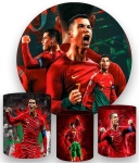Cristiano Ronaldo Futebol Cilindro Redondo Pmg - imagem 2