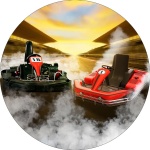 Kart Corrida de Kart Painel Redondo 150Cm - imagem 1