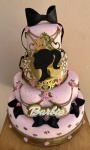 Maquete Barbie Rosa Laço Preto 01 - imagem 2