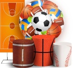 Esportes Quadra de Basquete Painel Retangular  220X150Cm - Fundo - imagem 2