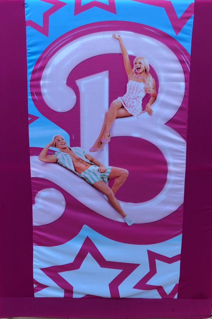 Barbie E Ken Painel Retangular 220X150Cm - FOCUSEVENTOSJATAI