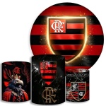 Futebol Flamengo Escudo Led Painel Redondo 150Cm - imagem 2
