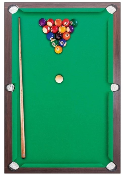 Sinuca Bilhar Fundo Preto Liso Painel Retangular 220X150Cm - FOCUSEVENTOSJATAI