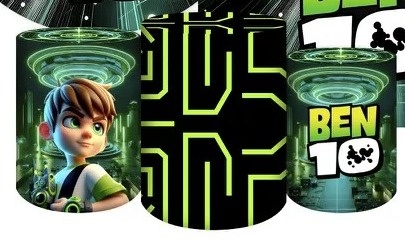 Ben 10 3D Cute Cilindro Redondo Pmg - FOCUSEVENTOSJATAI