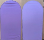 Lilas Claro 03 Fundo Lilas Escuro 03  Painel Romano 200X100Cm - imagem 2